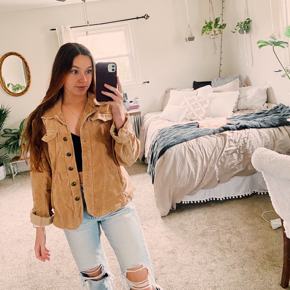 Caramel corduroy jacket